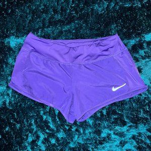 Nike Dri-Fit Shorts Medium Purple Side Stripes